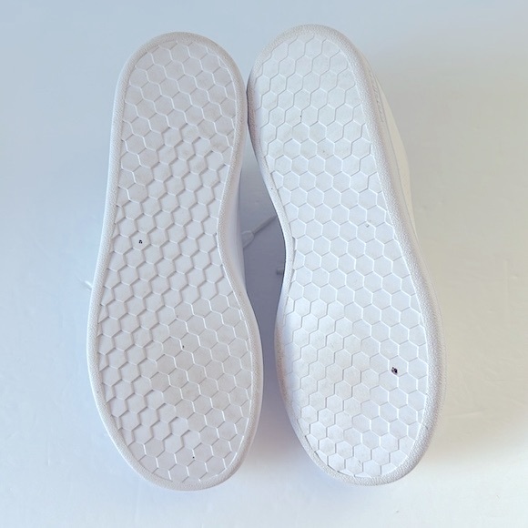 Adidas Advantage K Sneaker Little Kids Size 3 Shoes White/Green Unisex Lace Up - Picture 8 of 9